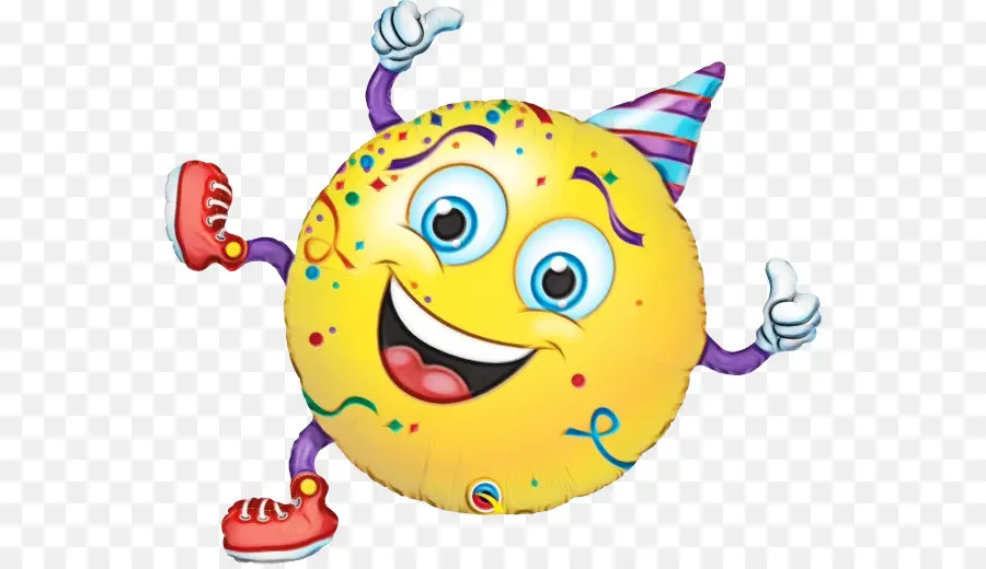 Qualatex Smiley Party Guy 38 Balão De Folha，Smiley PNG