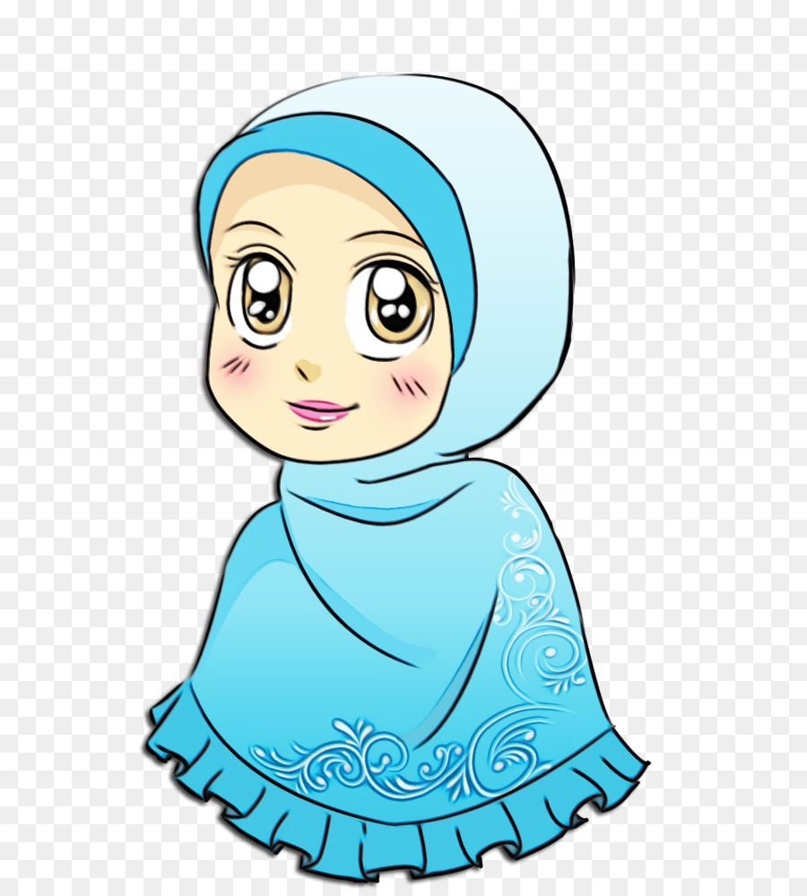 Hijab，Cartoon PNG