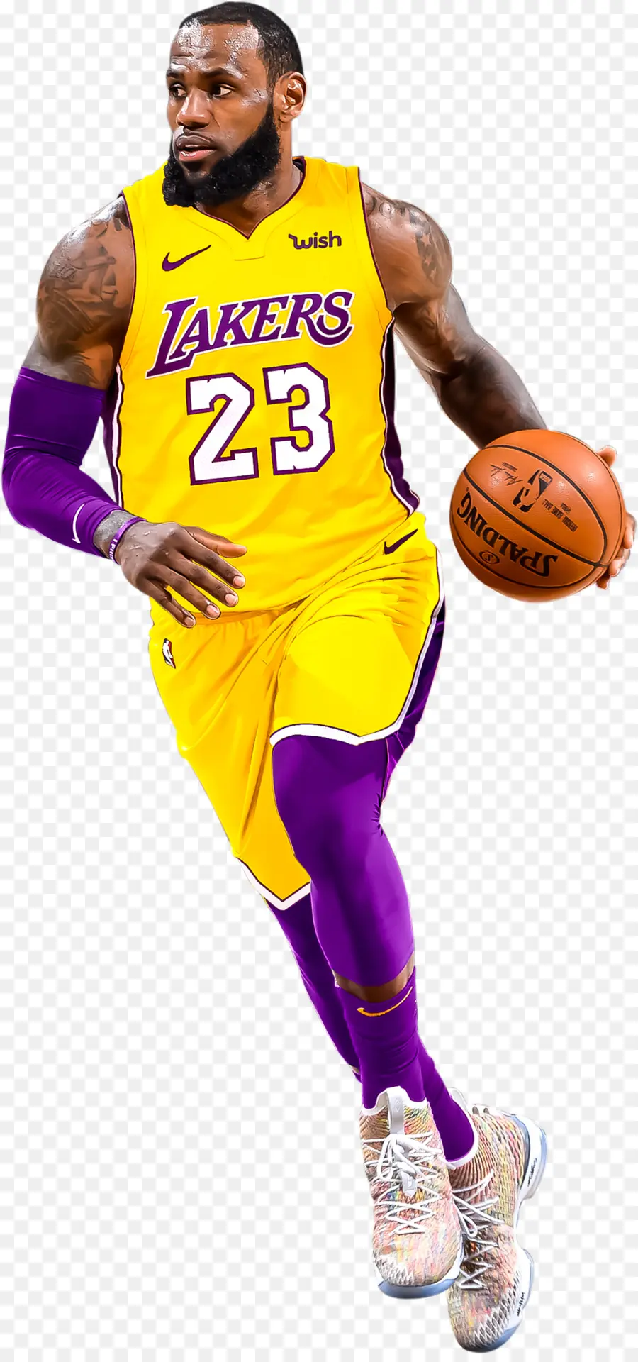 Lebron James，Los Angeles Lakers PNG