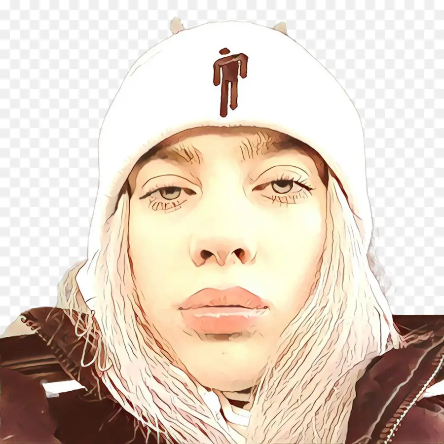 Garota De Desenho Animado Com Gorro，Chapéu PNG