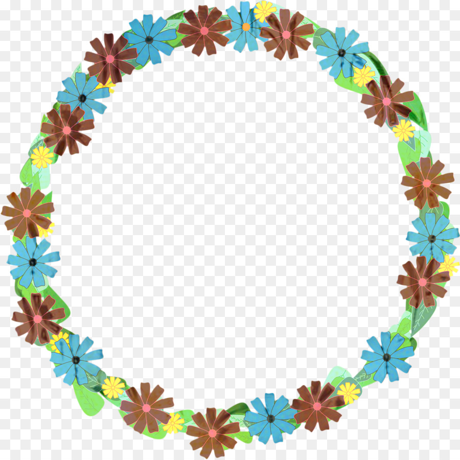 Moldura De Flor，Círculo PNG