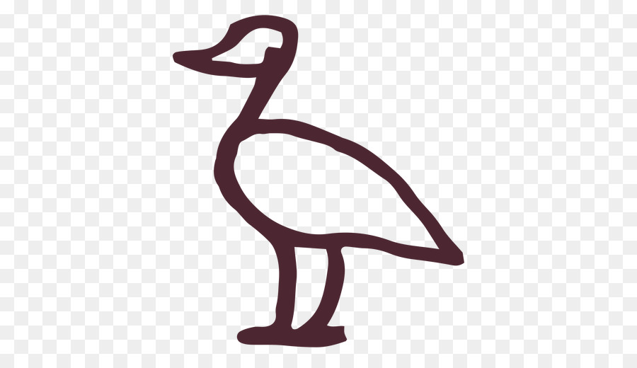 Desenho De Pato，Contorno PNG