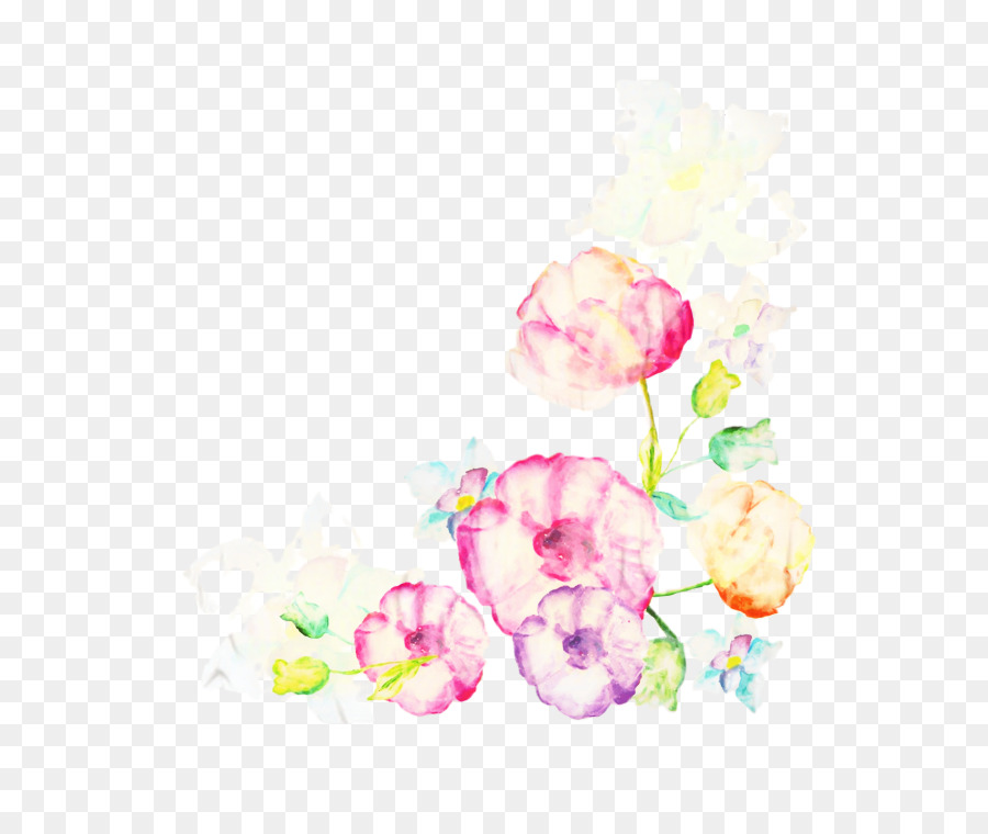 Flores，Aquarela PNG