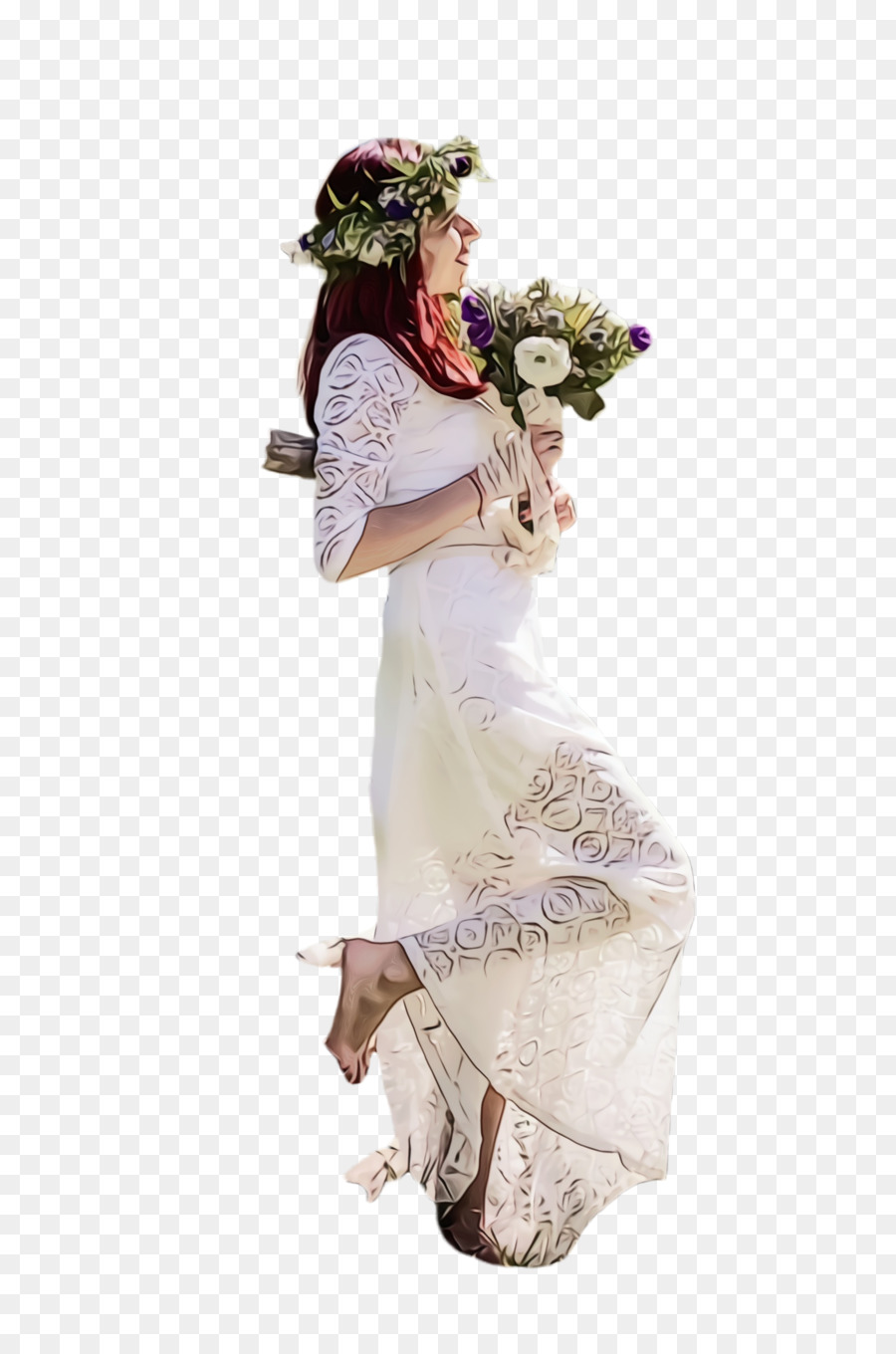 Gown，Branco PNG