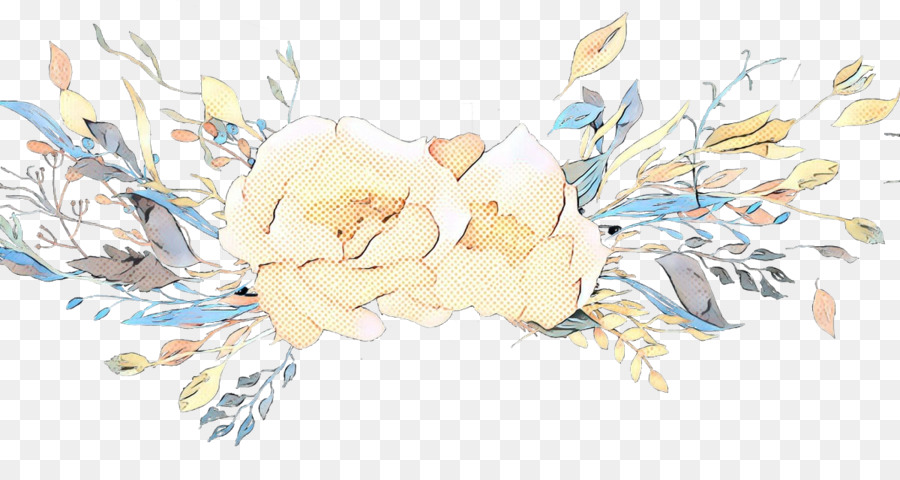 Design Floral，Pintura Em Aquarela PNG