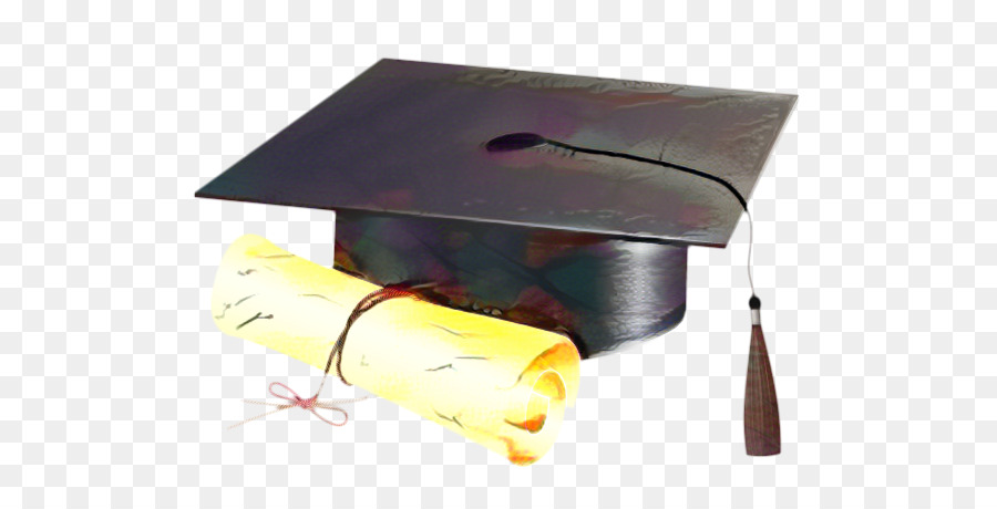 Boné Dourado De Formatura，Diploma PNG