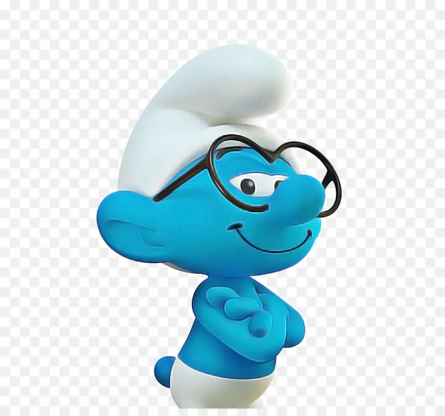 Smurf Inteligente，Copos PNG