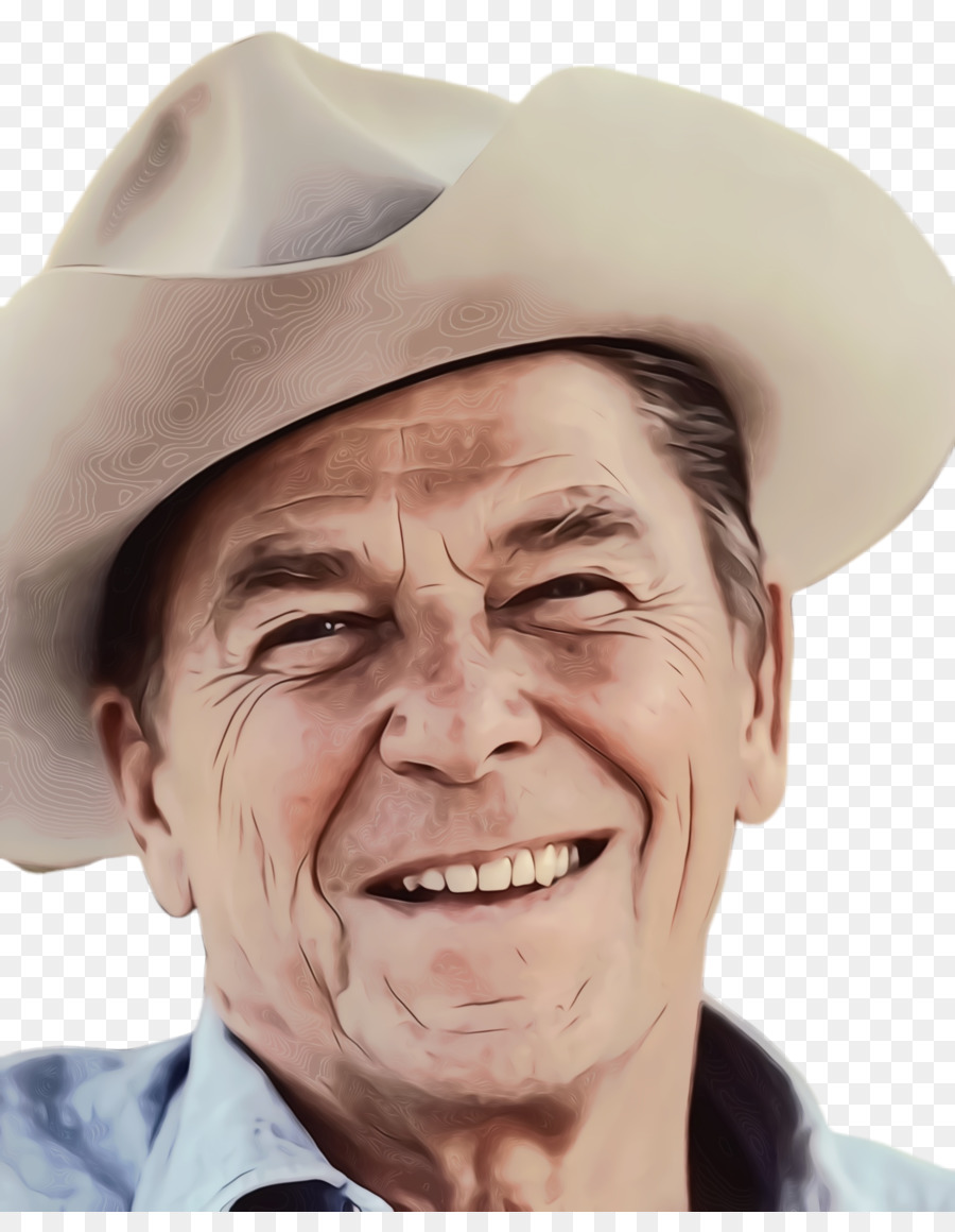 Ronald Reagan，Chapéu De Cowboy PNG