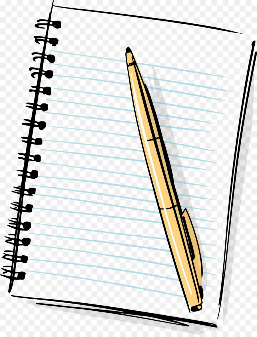 Notebook，Caneta PNG