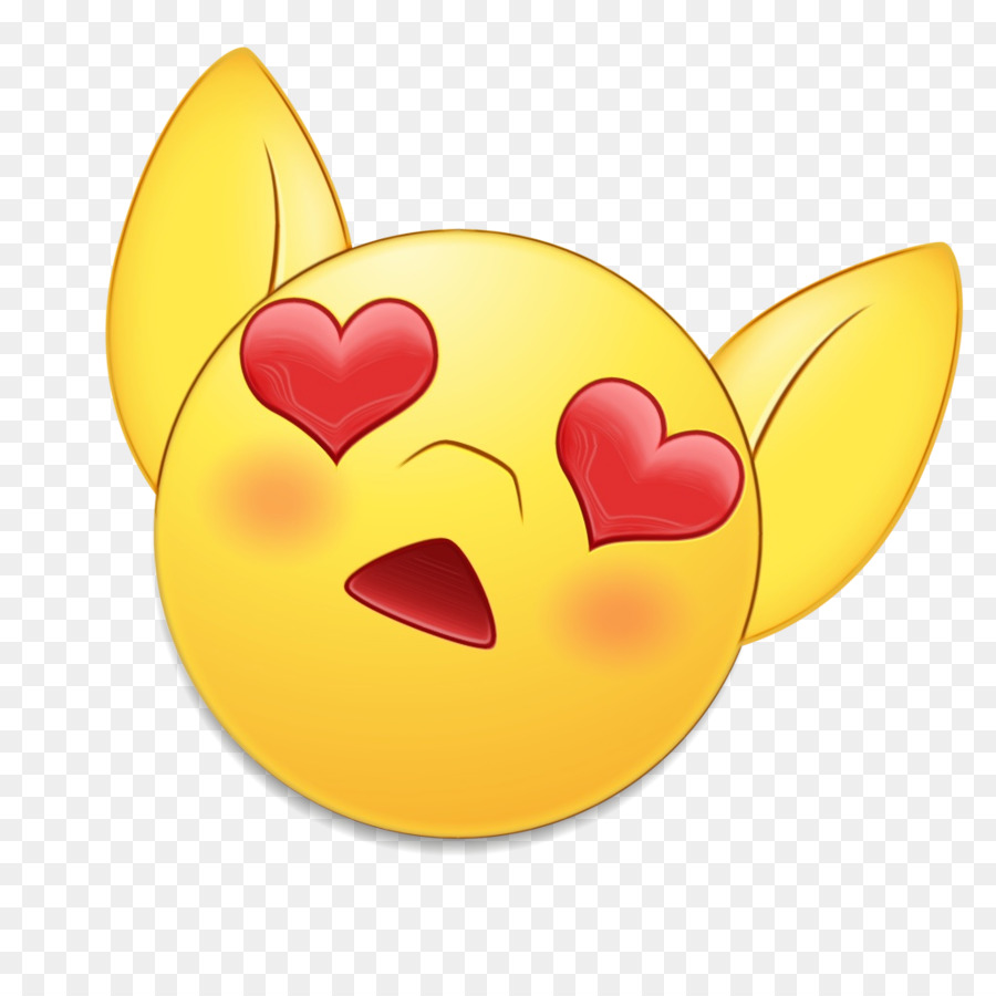 Emoji De Olhos De Coração，Amor PNG