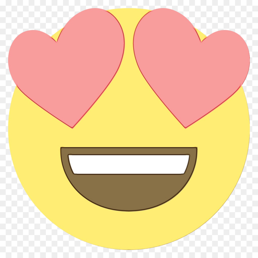 Emoji De Olhos De Coração，Amor PNG