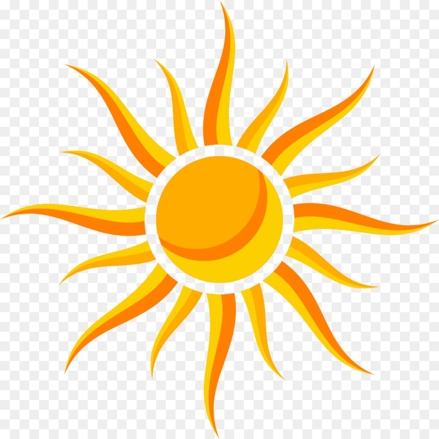 Ilustração Do Sol，Amarelo PNG