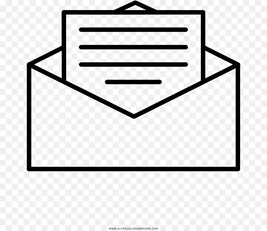 Envelope Com Carta，Correspondência PNG