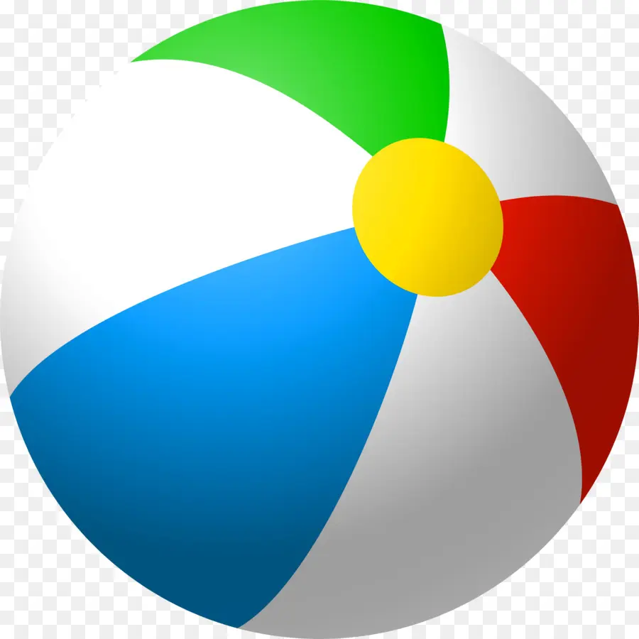 Bola De Praia，Colorido PNG