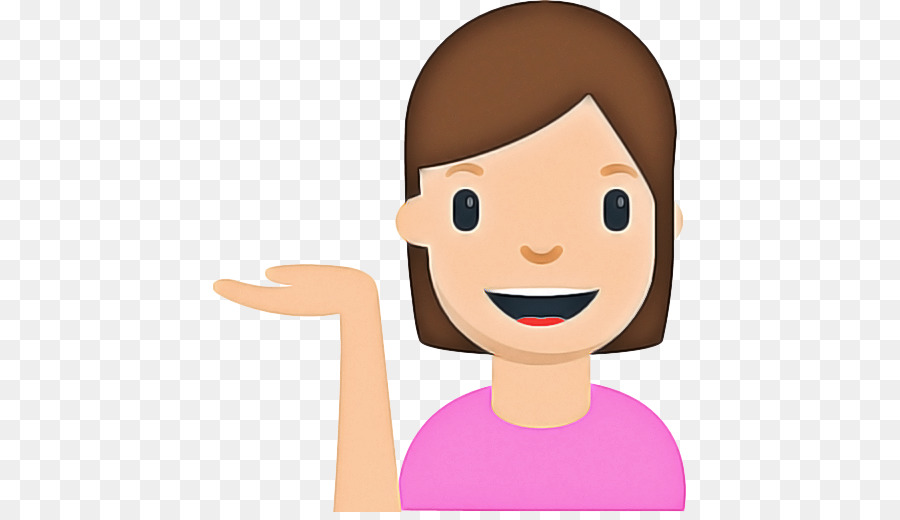 Emoji Sorridente，Gesto De Mão PNG