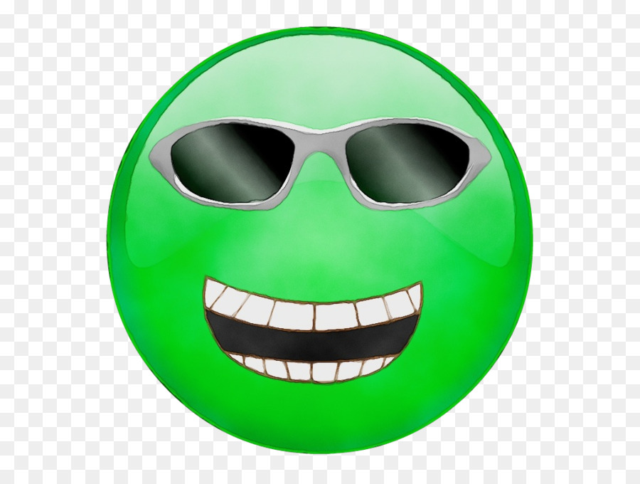 Rosto Sorridente Verde，Sorridente PNG