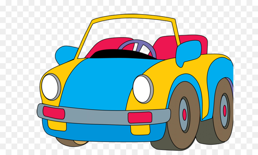 Carro De Brinquedo Colorido，Cores Pastel PNG