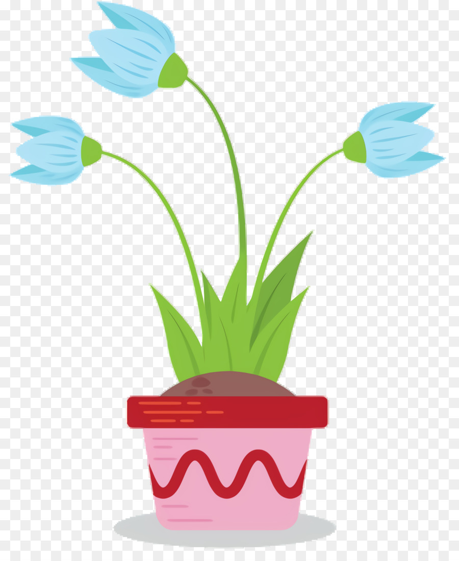 A Floração Da Planta，Flowerpot PNG