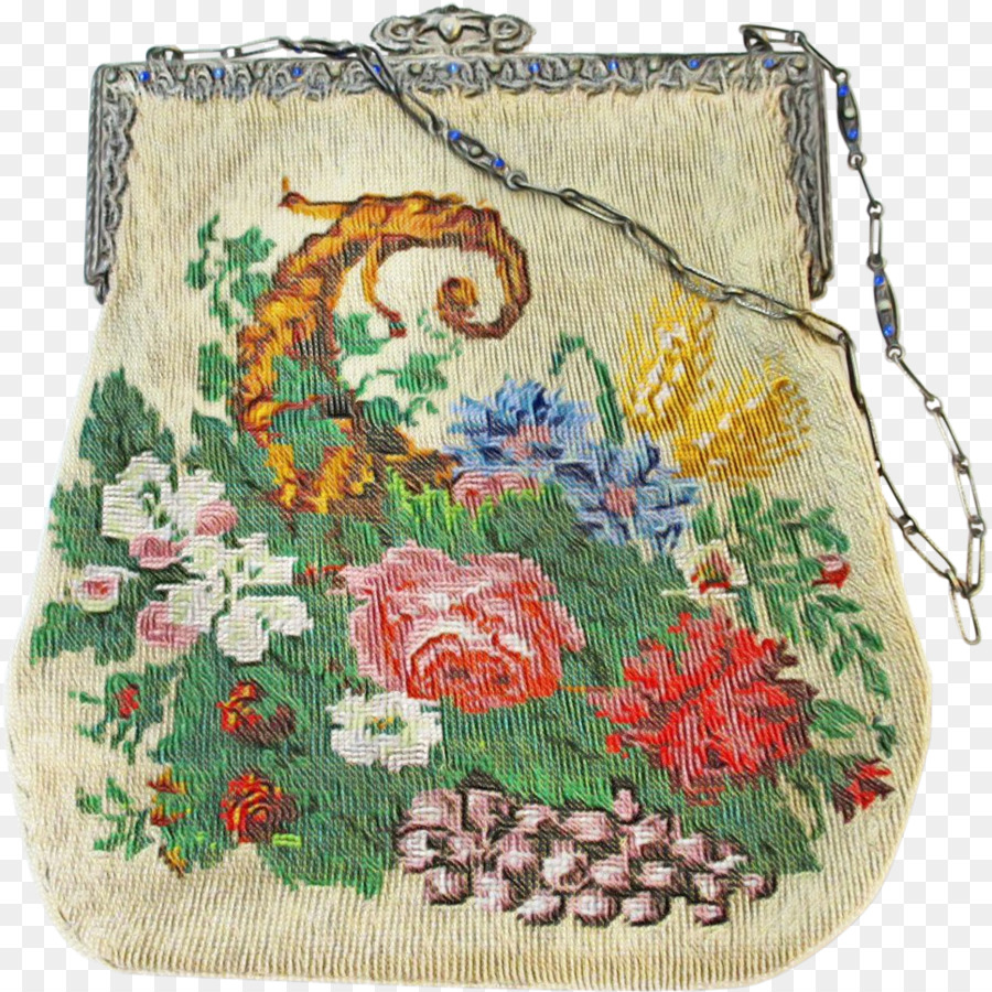 Bolsa Vintage，Floral PNG