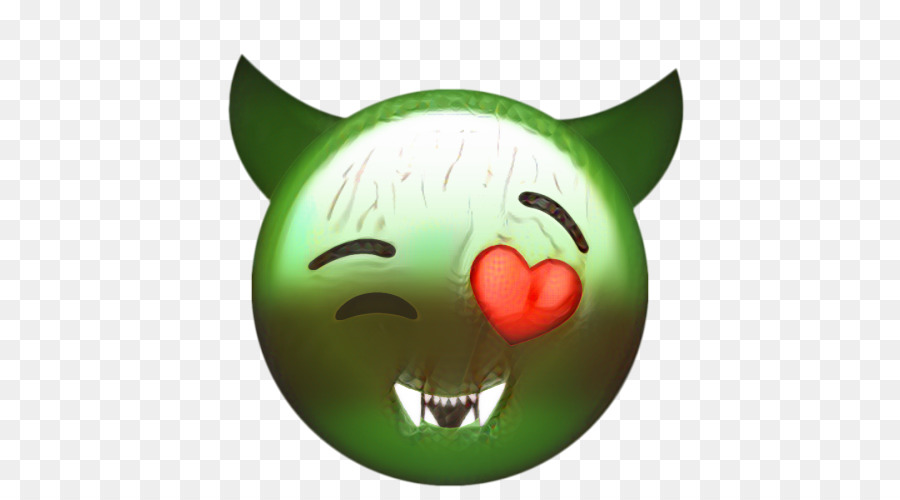 Emoji Verde，Corações PNG