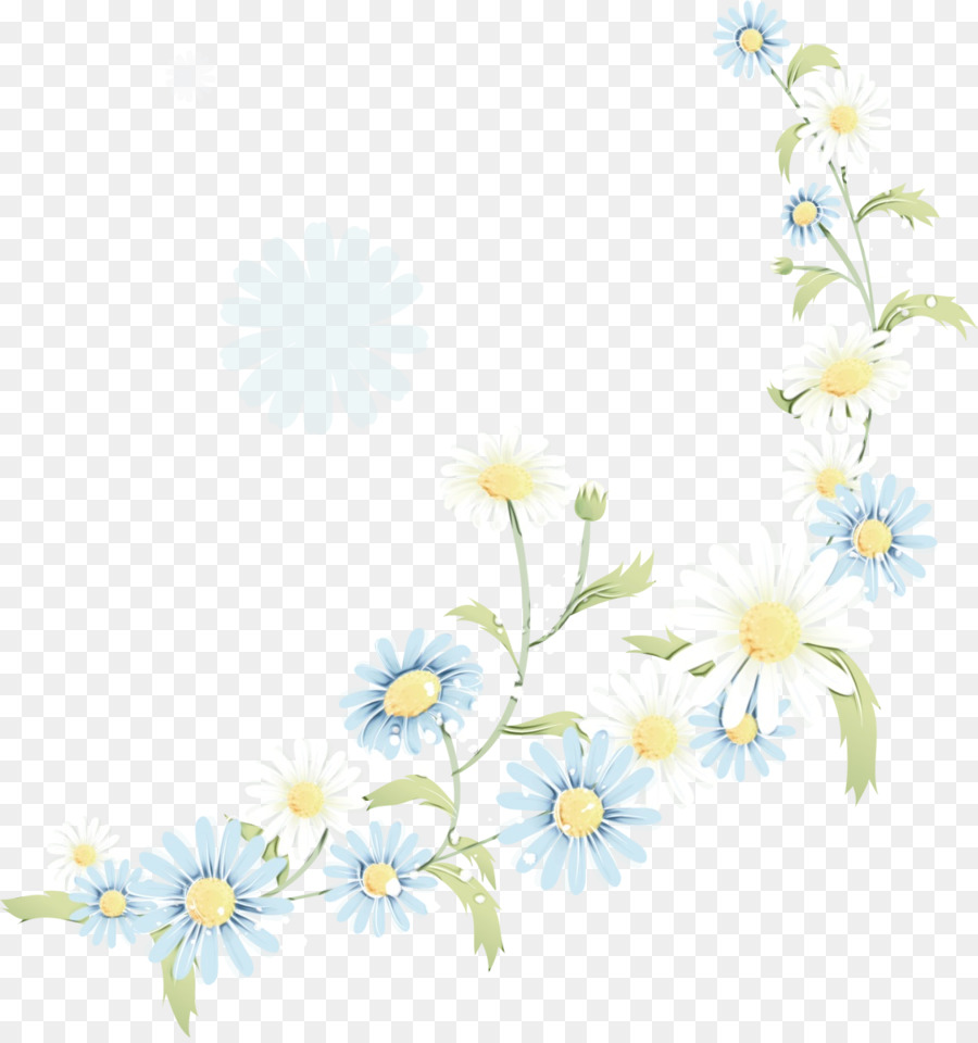 Design Floral，Oxeye Daisy PNG