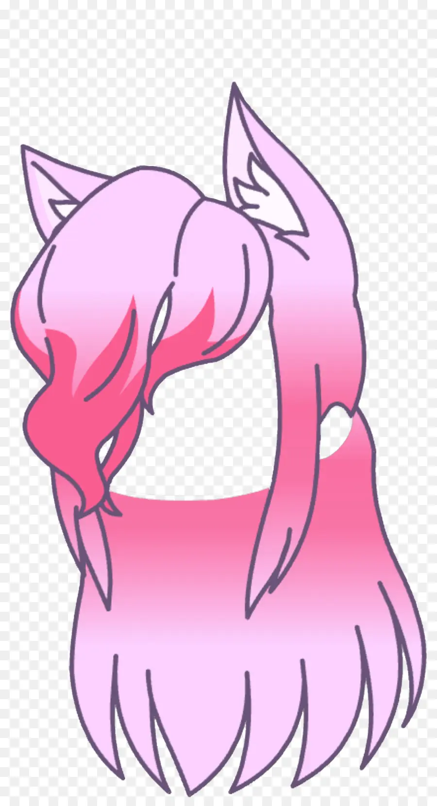 Cabelo Rosa，Personagem PNG