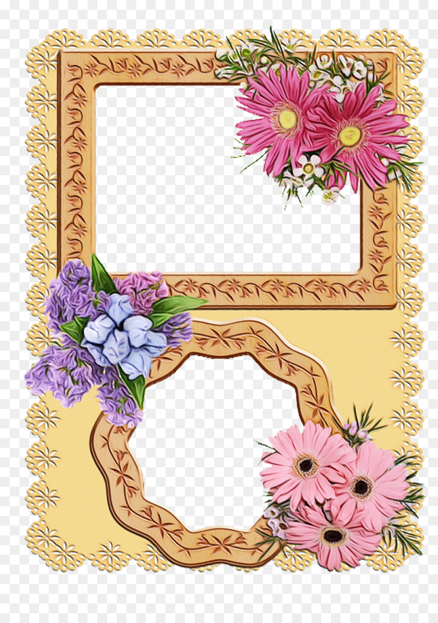 Design Floral，Retângulo M PNG