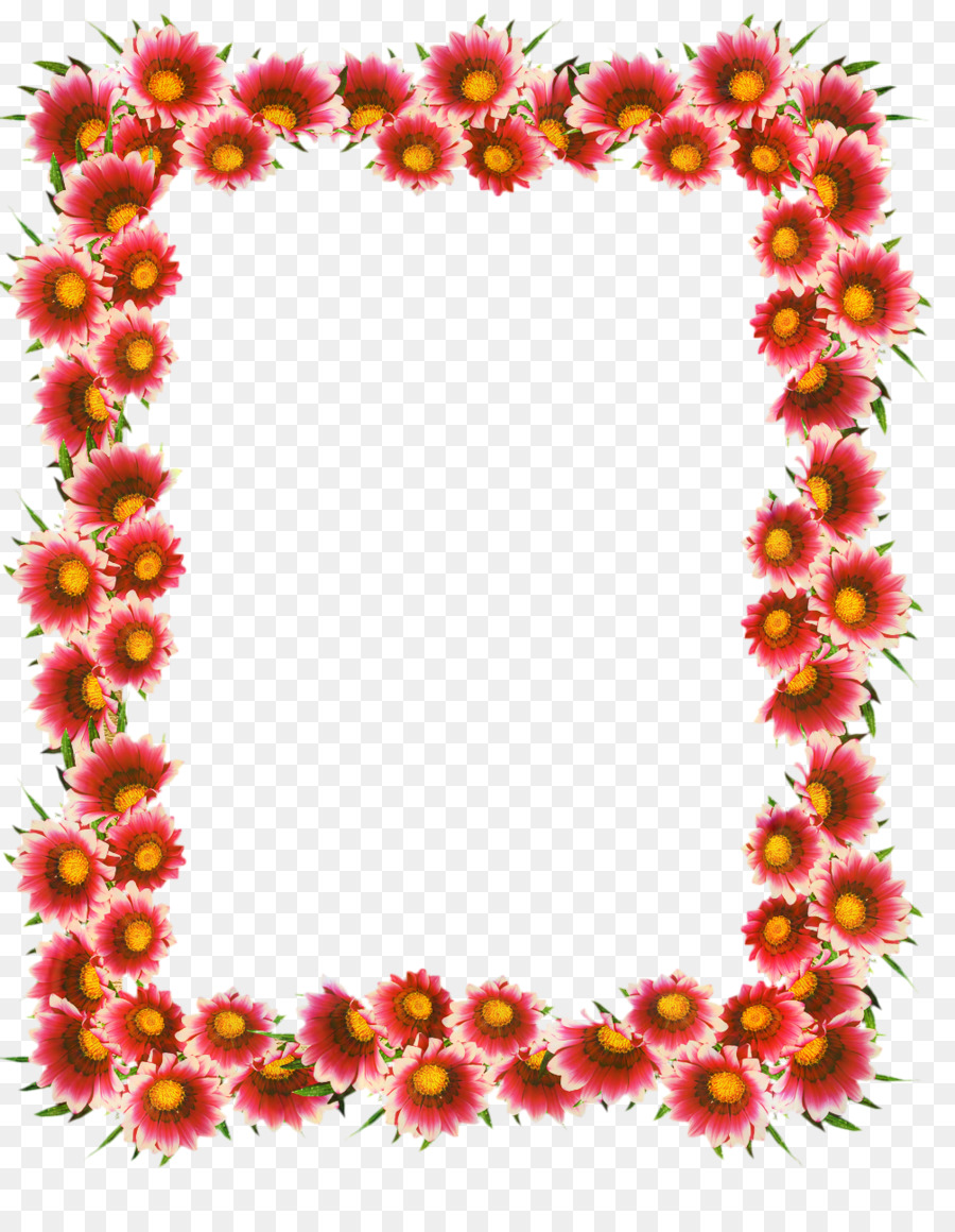 Moldura De Flores，Floral PNG