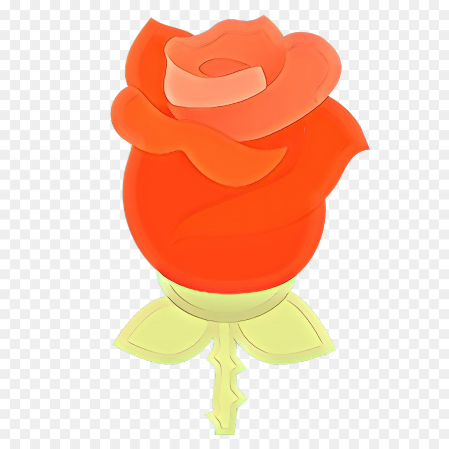 Rosa Vermelha，Folhas Verdes PNG