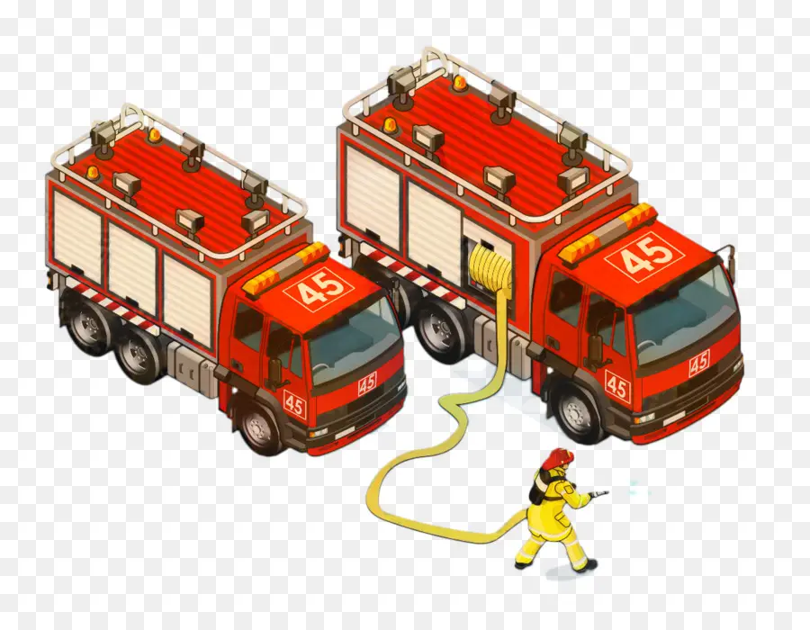 Caminhões De Bombeiros，Bombeiro PNG