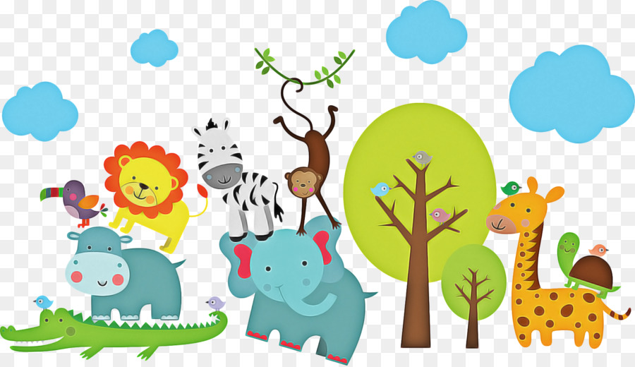 Animais De Desenho Animado，Selva PNG