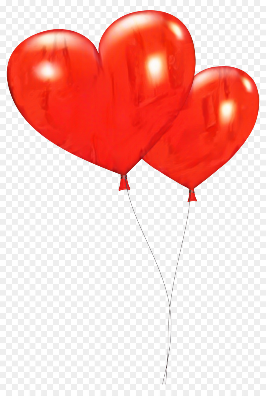 Balão，Coração PNG
