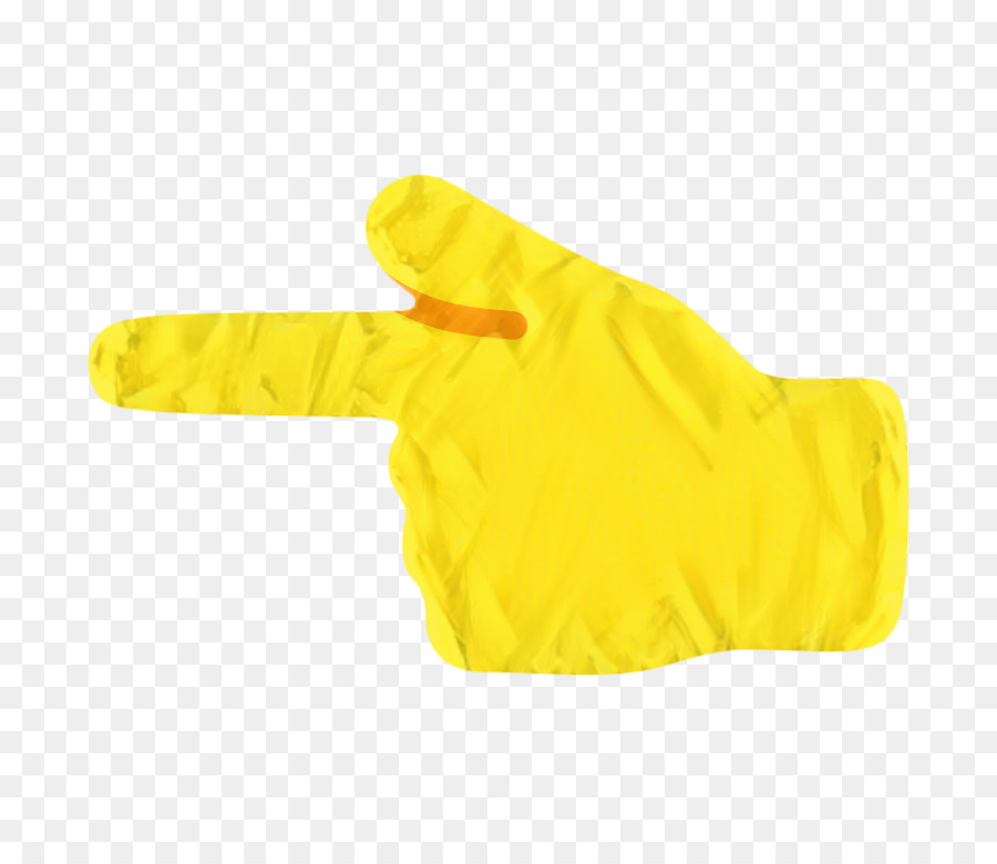 Amarelo，Luva PNG