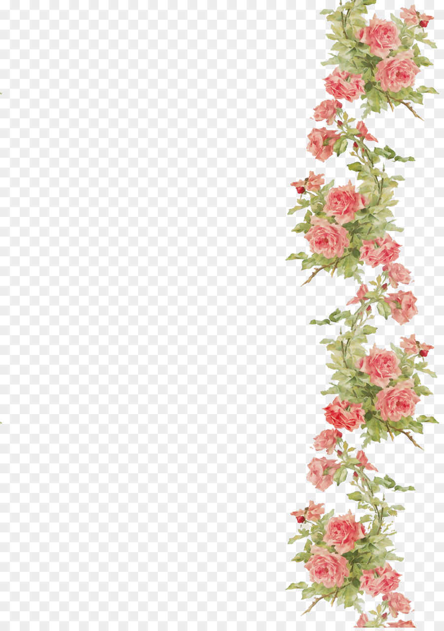 Borda Floral，Flores PNG