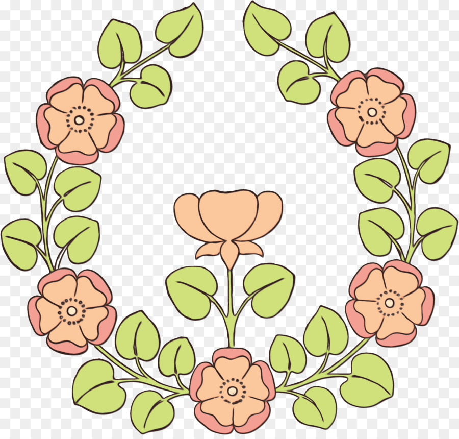 Design Floral，Folha PNG