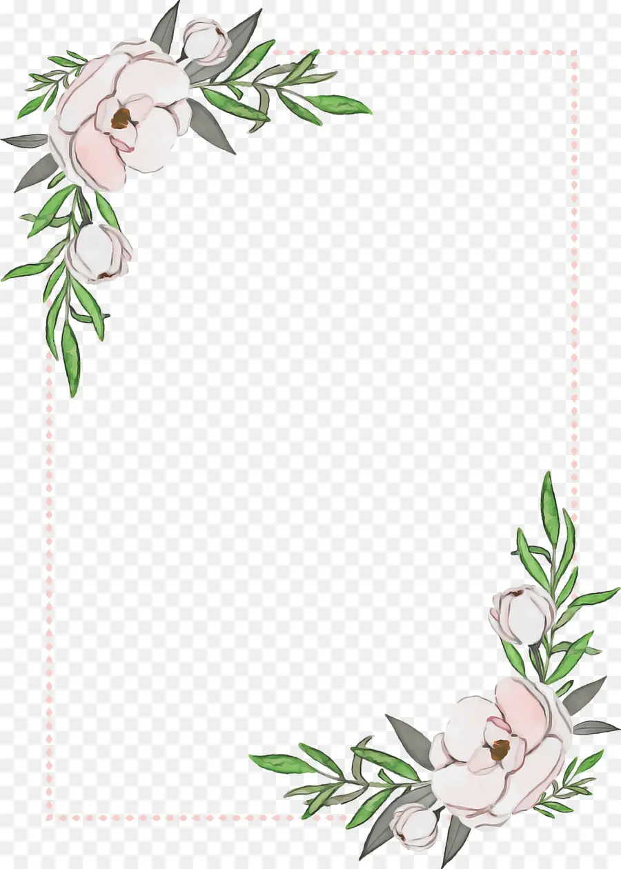 Moldura Floral，Floral PNG