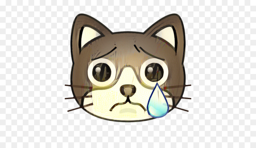 Gato，Rosto Com Lágrimas De Alegria Emoji PNG