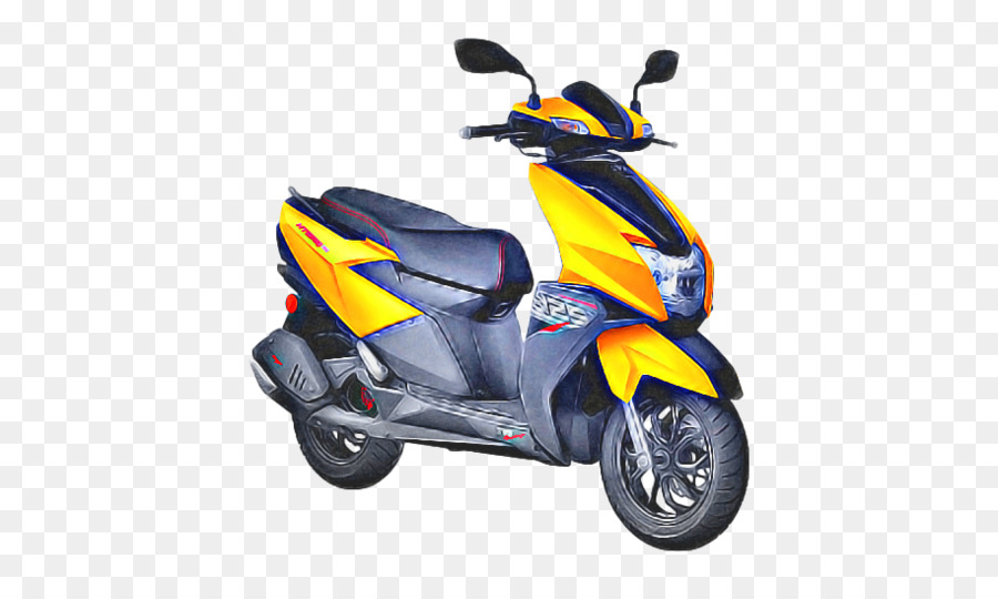 Scooter，Amarelo PNG