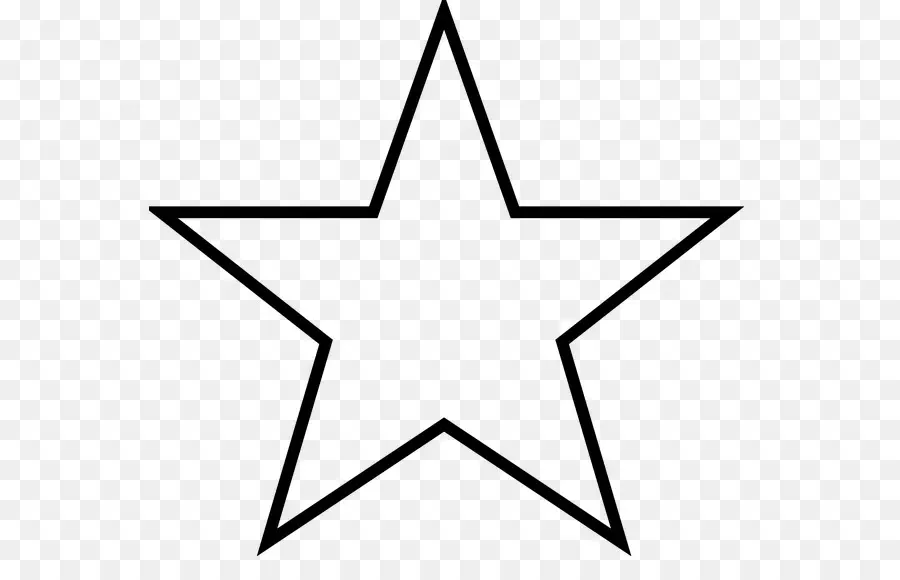 Cinco Estrelas Pontiagudas，Star Polygon PNG