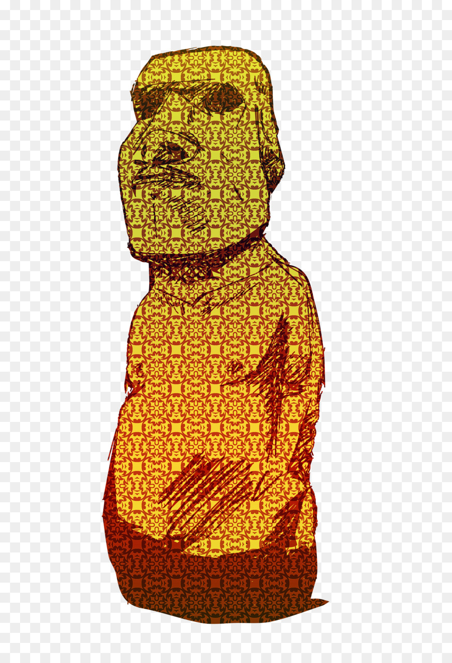 Desenho，Moai PNG