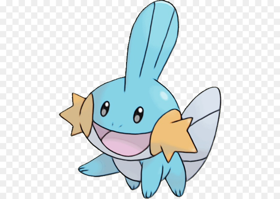 Mudkip，Azul PNG