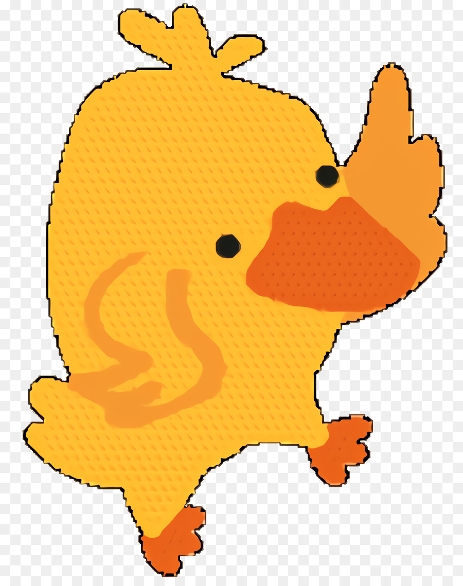 Pássaro Amarelo，Desenho Animado PNG