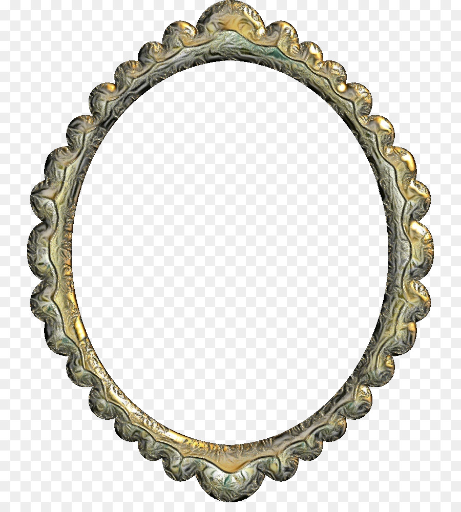 Moldura Oval Amarela，Oval PNG