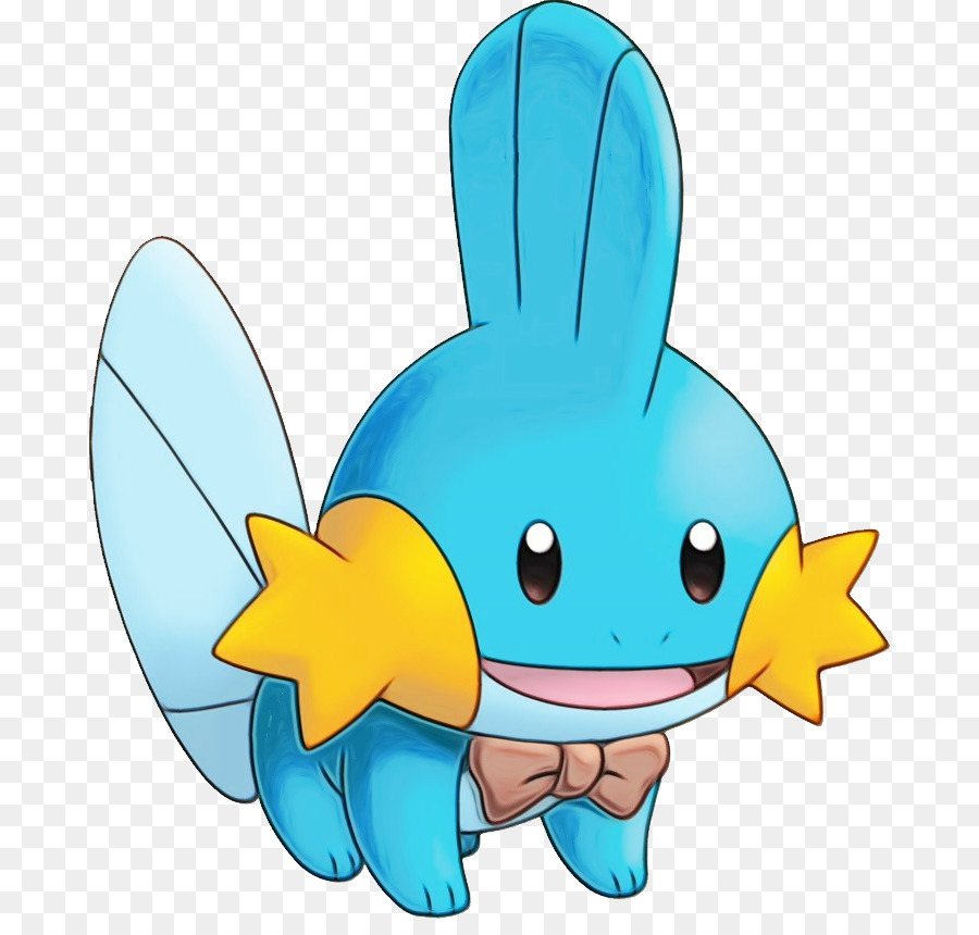 Mudkip，Azul PNG