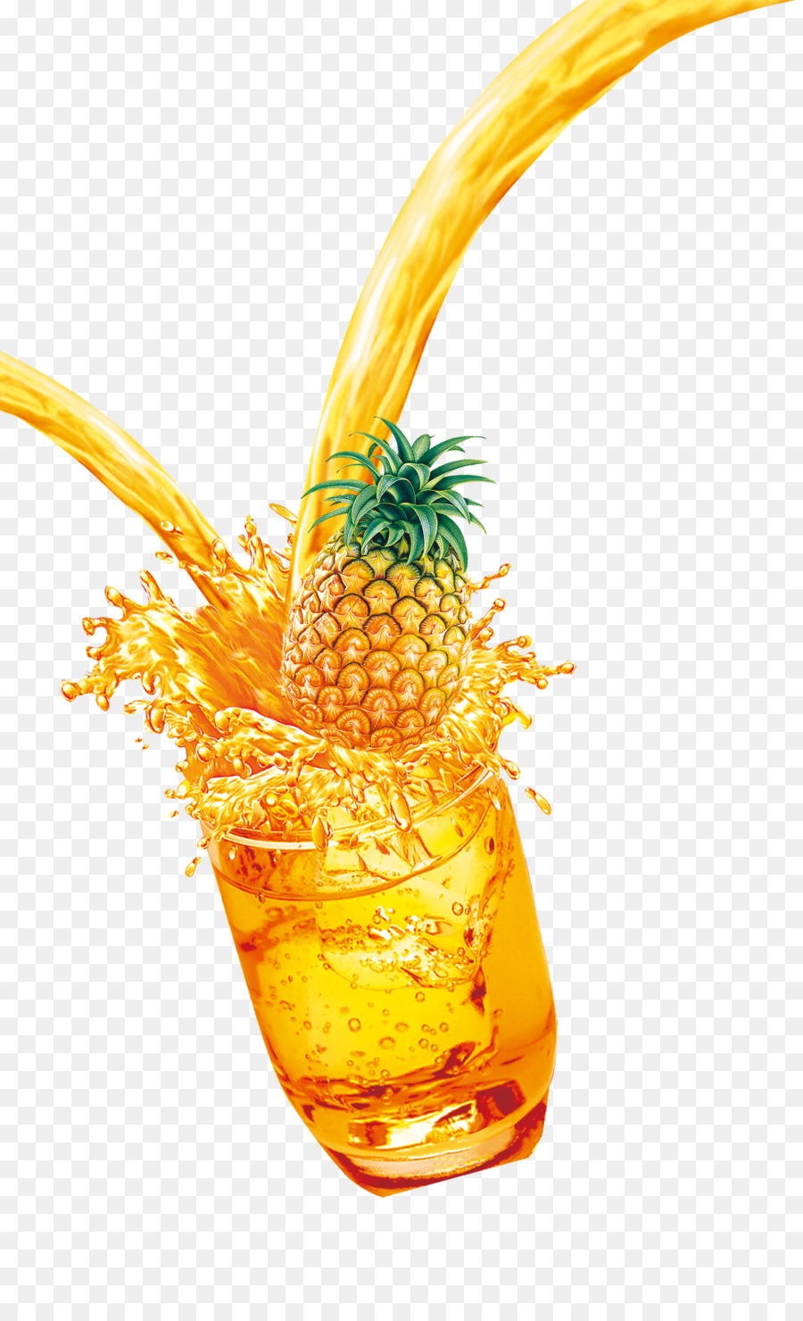 Suco De Abacaxi，Fruta PNG