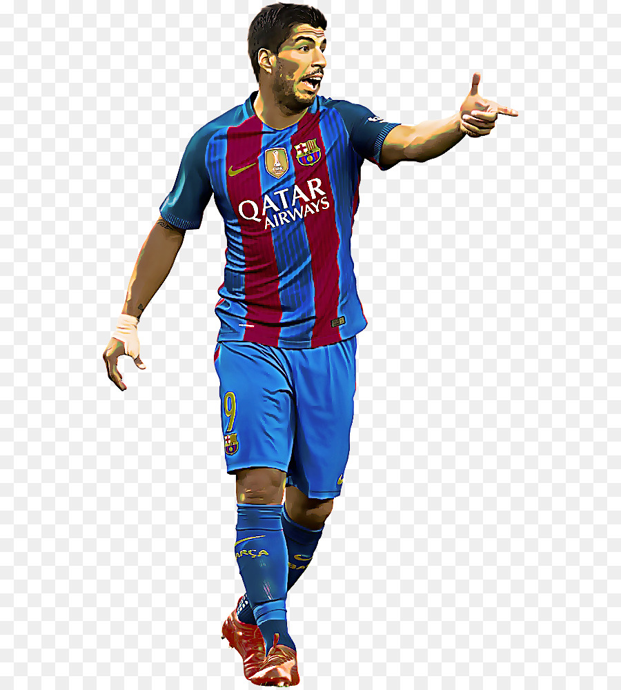 O Fc Barcelona，Jogador De Futebol PNG