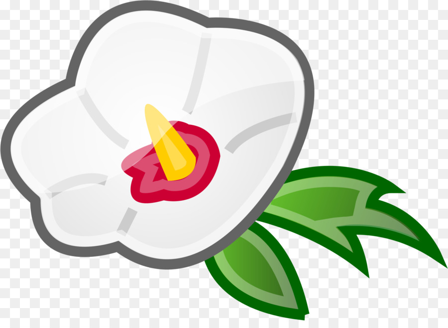 Flor Branca，Desenho Animado PNG