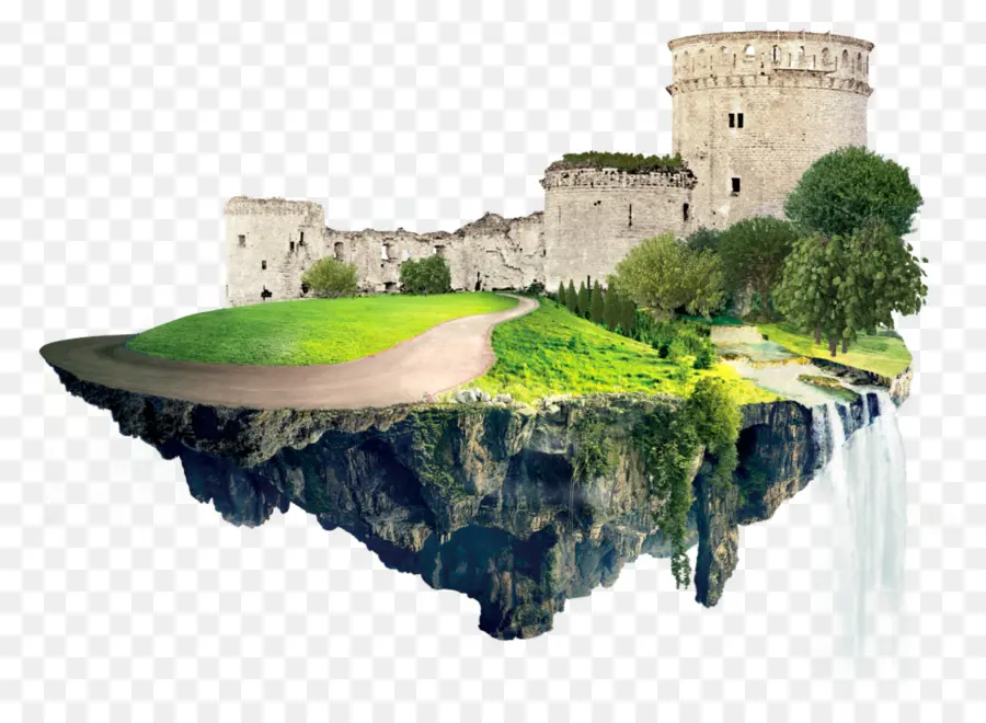 Castelo Flutuante，Fantasia PNG