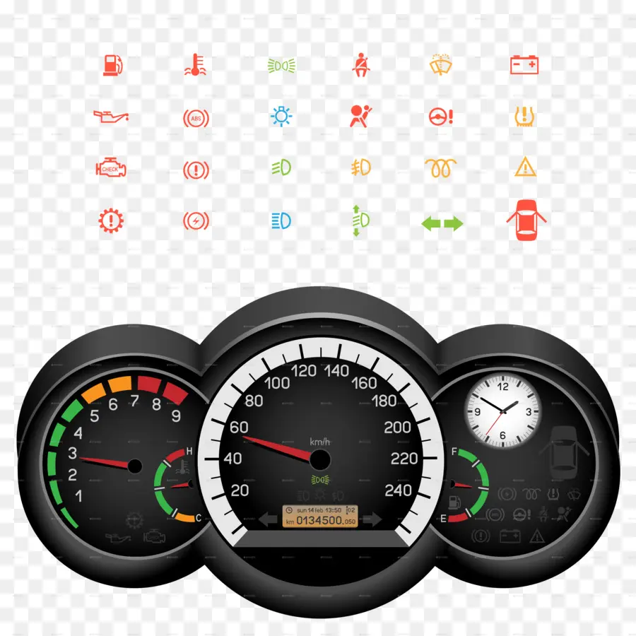 Carro，Dashboard PNG