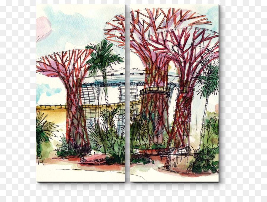 Supertree Grove，Gardens By The Bay PNG